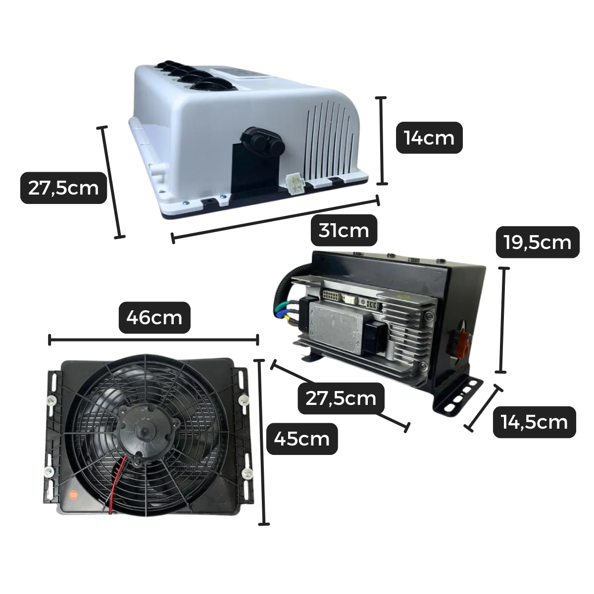 Ar condicionado eletrico clean inverter 24v ZATTAR