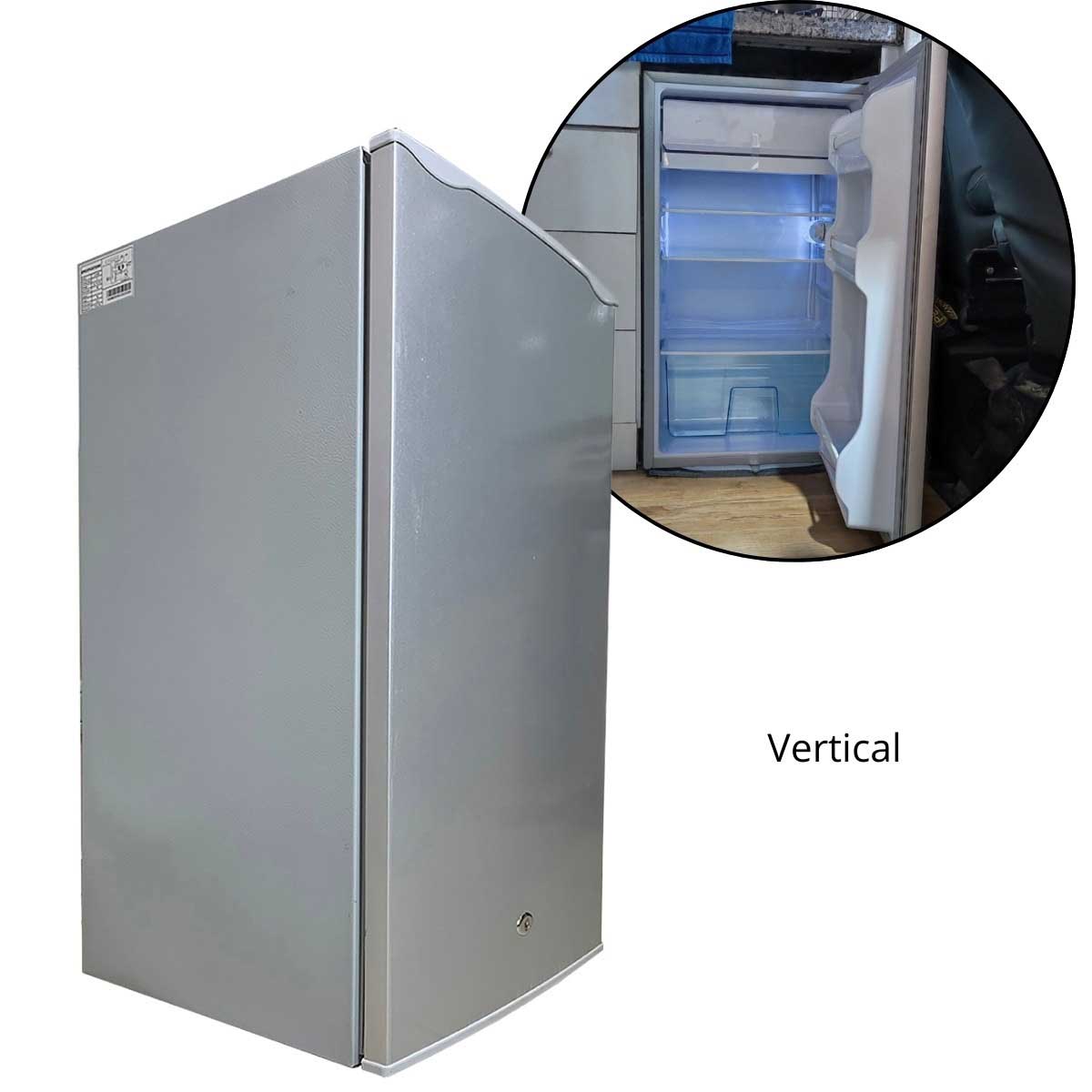 Geladeira vertical 90 litros ZATTAR 12/24v