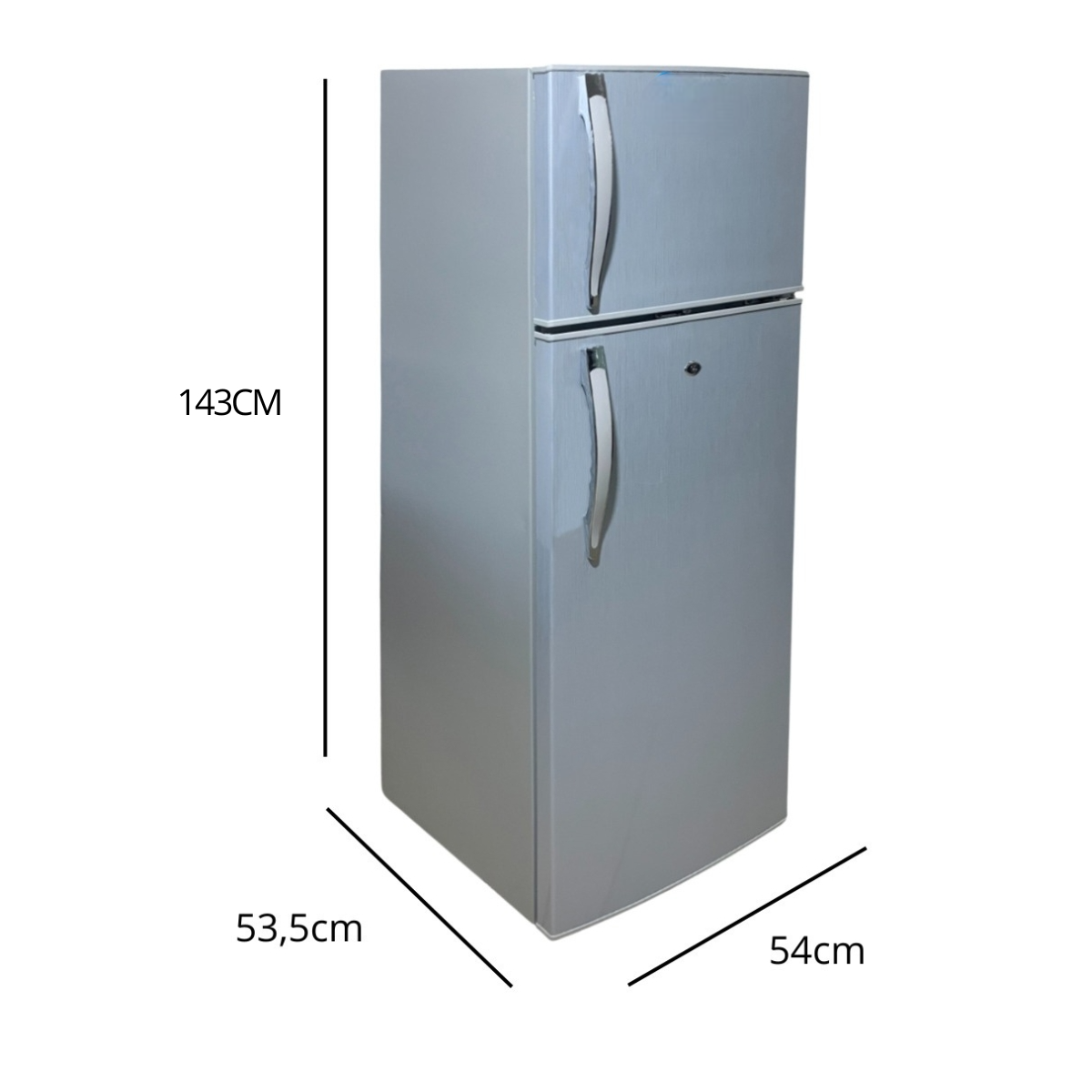 Geladeira vertical com freezer 225 litros ZATTAR 12/24v