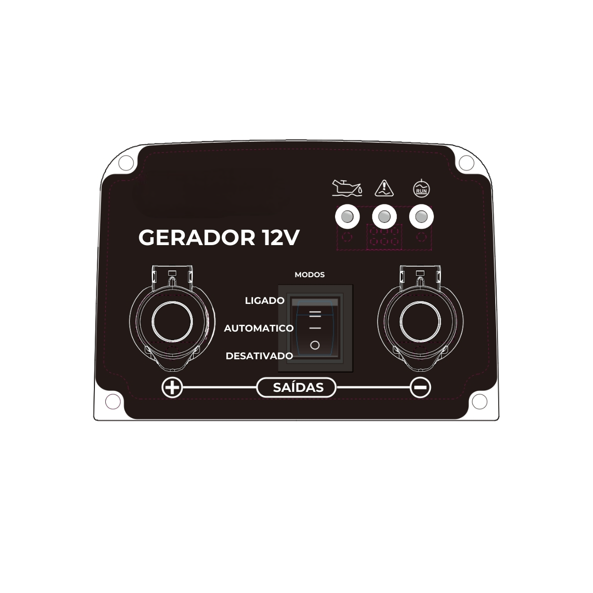 Gerador automotivo de energia portátil 12v ZATTAR