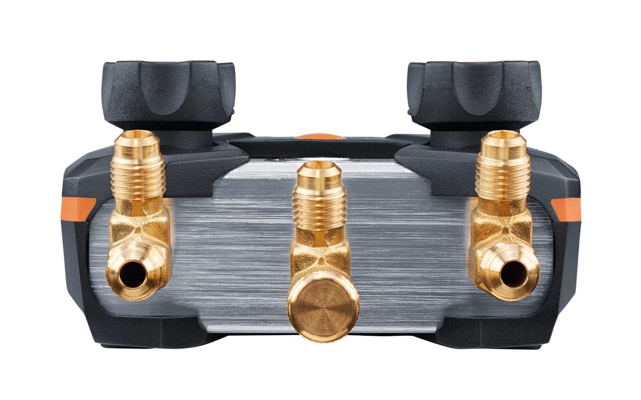 testo 550s Basic Kit - Manifold digital inteligente com sondas de temperatura com pinça de cabo fixo