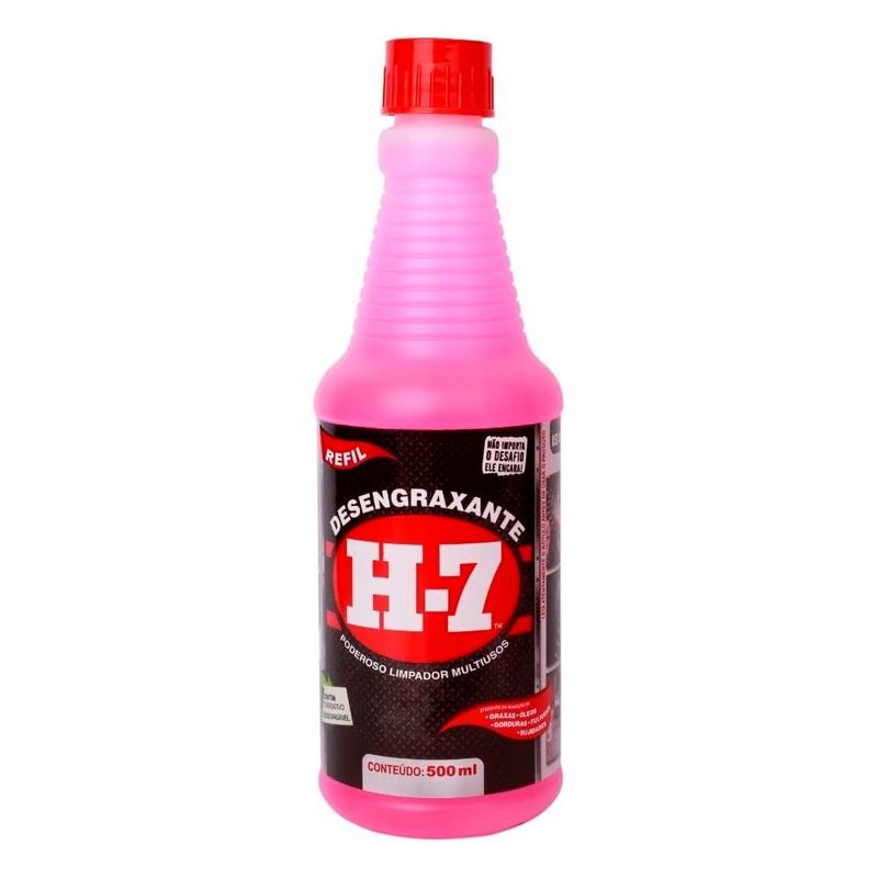 Desengraxante H7 REFÍL 500ML - Concentrado Biodegradável