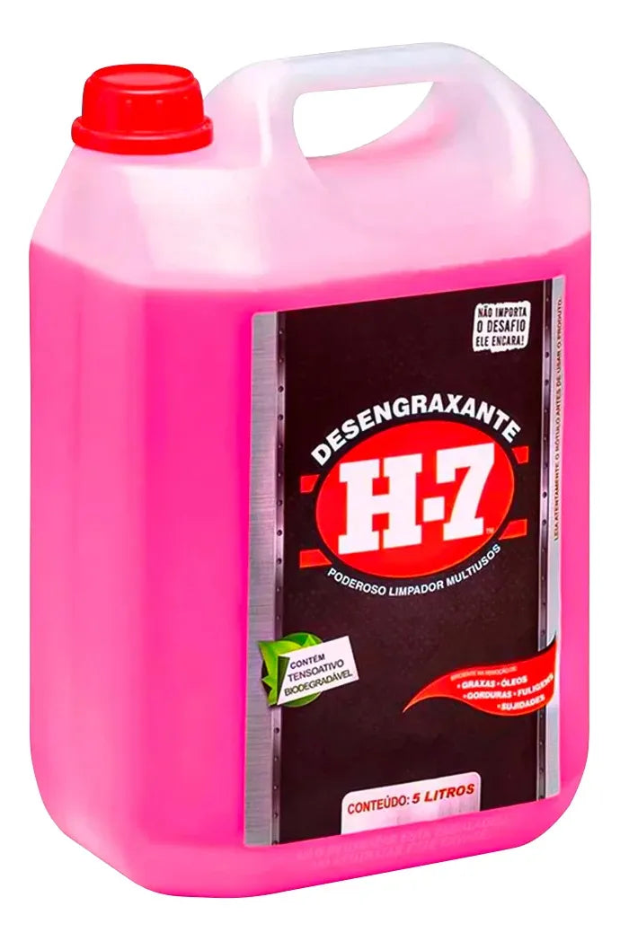 Desengraxante H7 Multiuso 5l - Concentrado Biodegradável