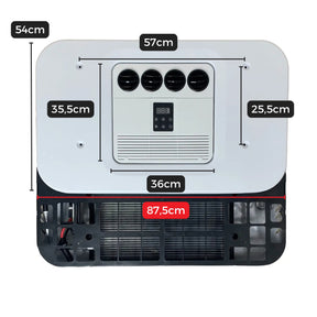 Ar condicionado elétrico advantage inverter 12v universal ZATTAR
