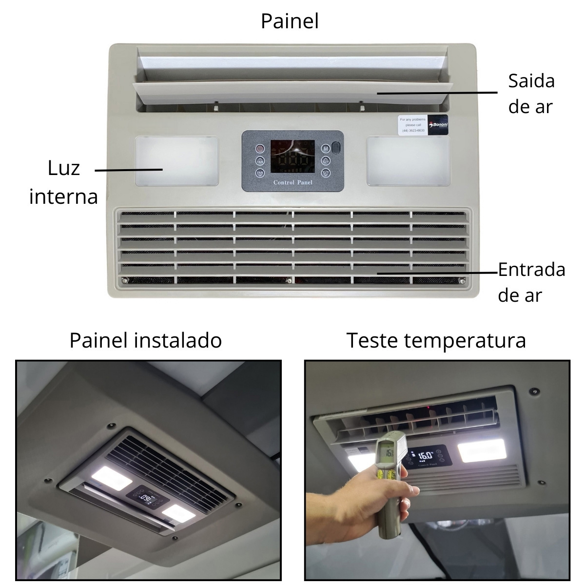 Ar condicionado elétrico dual inverter modelo g2 24v ZATTAR