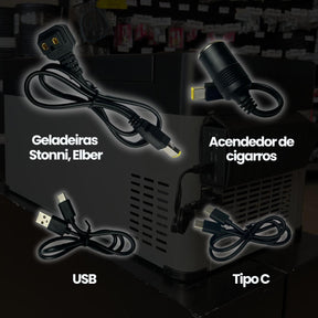 Bateria portátil para geladeiras ZATTAR 12500mAh
