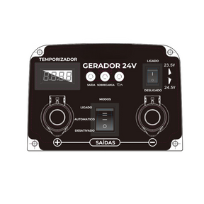 Gerador automotivo de energia portátil 24v ZATTAR