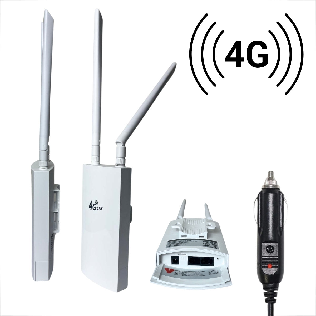 Roteador Portátil 4G Veicular 12 /24V 110/220V Wi-fi Internet