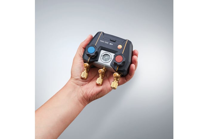 testo 550i - Manifold digital controlado por aplicativo com Bluetooth