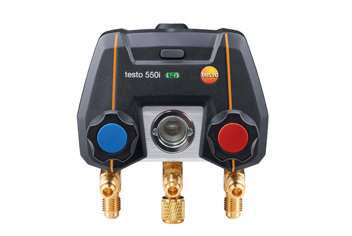 testo 550i - Manifold digital controlado por aplicativo com Bluetooth