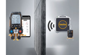 kit testo 560i - Balança digital de refrigerante e válvula inteligente com Bluetooth®