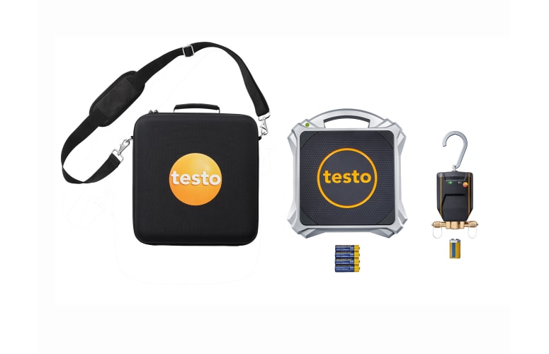 kit testo 560i - Balança digital de refrigerante e válvula inteligente com Bluetooth®